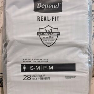 Men’s Depends Briefs S-M